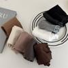 Calcetines de Mujer 2025 para Otoño e Invierno, Nuevo Estilo de Nanye, Suave Esquema de Color Coreano, Serie Gris Crema, Calcetines Slouch hasta la Mitad de la Pantorrilla para Mujer