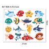 Calcomanías de Grafiti de Animales Marinos Submarinos Personalizadas E-Commerce Dibujos Animados Funda para Teléfono Móvil Cuaderno Equipaje Calcomanías para Niños