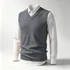 Comercio Electrónico Transfronterizo Nuevo Otoño/Invierno Cuello en V Sin Mangas Punto Z Vest Suéter Base
