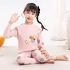 Conjunto de Ropa de Otoño para Niños, Conjunto de Ropa Interior de Algodón Puro para Niños, Ropa de Dormir para Niñas, Conjunto de Ropa Térmica para Niños Pequeños y Medianos