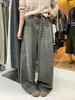 Imagina pantalones vaqueros casuales de pierna ancha de cintura alta estilo coreano de SAILORMOON para mujer, holgados y versátiles para otoño e invierno (viene con un cinturón)
