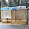 Experiencia en mostrador de caja mostrador de pago Casa inteligente de China Mobile mostrador de telecomunicaciones gabinete de Unicom madera