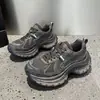 Zapatillas de Plataforma Estilo Dad para Mujer 2026 Nuevo Primavera y Otoño Estilo Coreano Versátiles Malla Transpirable Suela Gruesa Deportivas Casuales