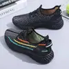 Nuevos Zapatos de Mujer 2025 Primavera y Otoño Versátiles Transpirables Tejido Volador Cómodos Casuales de Moda Zapatillas de Mujer Running Casual