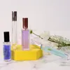 Venta al por mayor de fábrica traje de botella de perfume de vidrio 10 ml botella de submuestra de perfume botella secundaria botella vacía hexagonal Presionar