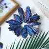 Turmalina Negra Galvanizada Natural Plumas de Cola de Color Pavo Real Muestra de Enseñanza de Mineral de Turmalina Negra Racimo de Cristales Al por Mayor