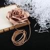 Colar de cetim com cordões e rosas florescentes, corrente na cintura, corsage, cinto modelador corporal, acessórios de modelagem para mulheres