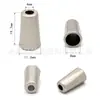 11.3X19.7 Campana de Metal Hexagonal Cilíndrica Colgante Cono Agujero Grande y Pequeño Hebilla de Cola de Cuerda de Aleación de Zinc Botón de Ajuste