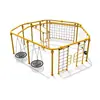 Balanço circular externo, equipamento de ginástica circular para parque comunitário, instalações de lazer, corda de escalada, equipamento multifuncional para treinamento físico