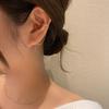 Aretes de Gota de Agua ins Trendy Simple de Alta Gama Plata Esterlina 925 Aretes para Mujer Corea Viento Frío Personalidad 2022 Nuevo