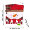 Nueva Funda de Silla Navideña Decoraciones Navideñas Funda de Silla de Muñeco Adornos Decorativos Europeos y Americanos Funda de Silla para el Hogar Funda de Taburete