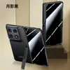 Funda adecuada para el teléfono Motorola Razrfold con soporte de bisagra magnética recubierto de aceite, carcasa de resorte y cubierta protectora integrada