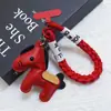 Huayang Año Nuevo Zodiaco Año Caballo Pu Llavero Decoración Bolso Serie Roja Lanyard Festivo para Teléfono Colgante de Bolsa