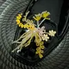 Acessórios de Flor de Sapato de Cristal Resistentes Estilo Coreano com Lantejoulas Bordadas, Franjas de Cristal Exquisite de Estilo Leve de Luxo
