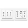 Pegatinas para Interruptores de Luz Decorativas para Pared Etiquetas Recordatorias Simples para Enchufes Pegatinas Luminosas de Identificación para Interruptores de Luz Estilo Luminoso