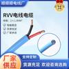 Cable de control de señal reticulado al por mayor 2 x 1.0mm2 multiconductor serie RVV cable de control funda cable de alimentación