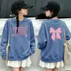 Sudadera con capucha nueva de estilo para otoño e invierno para niñas, forrada de forro polar, con diseño de cabeza de gato, sudadera deportiva versátil moderna y genial para niños mayores