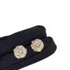 Moda Corea del Sur Aretes Camelia Diamante Lujo Ligero Combinable Alta Gama Aretes Nicho Combinables Aretes Exquisitos Aretes