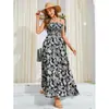 Fotos Reales de Sitio Independiente de Comercio Exterior Transfronterizo en Stock 1688 Pedidos Extranjeros Aliexpress Vestidos de Venta Caliente Europeos y Americanos