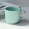 Caneca Cerâmica Cor Doce Macarons Estilo Ins Atacado Presente Personalizado Criativo Celebridade da Internet Casa Escritório Copo de Água