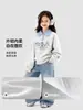 Sudadera para Niñas Otoño 2026 Nueva Elegante Ropa Infantil Top con Cuello Solapa Bordado Ropa Casual de Otoño para Niñas