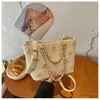 Bolsa Cubo de Verano Nuevo Estilo Personalizada Simple Moda Tendencia Diseño de Nicho Bolso Cruzado de Hombro Casual para Mujer 2025