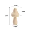 Diy Creativo para Niños Pintado de Madera Hongo Madera Original Hongo Hombre Hongo Decoración del Hogar Manualidades Adornos