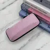 Estuche de Lino para Gafas, Caja de Almacenamiento Colorida de Eva Fresca y Sencilla, Estuche Portátil Artístico con Cremallera para Gafas de Sol para Hombres y Mujeres