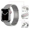 Adequado para Pulseira de Relógio de Liga de Titânio Apple Watch 9 Iwatch 8/Se Orelha de Demolição Lateral de Bambu de Uma Conta Pulseira de Relógio de Metal