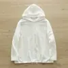Jaqueta Curta Casual com Capuz de Algodão Gaze Dupla Colorida Fresca Estilo Coreano Proteção Solar Tendência para Mulheres Plus Size