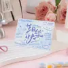 Tarjeta de Mensaje de Feliz Cumpleaños Graffiti Tarjeta de Felicitación Escrita a Mano Postal Estilo Ins de Alta Apariencia Regalo Conmemorativo para Estudiantes de Primaria y Secundaria