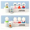 Figurinhas Criativas de Caixa Surpresa com Tema de Festival Feitas Sob Medida, Figurinhas Ornamentais de Borracha Macia IP Cultural e Criativa Comemorativas Corporativas, Feitas Sob Medida de Acordo com Seu Design