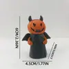 Abóbora Mini Diabinho Estilo Cavalheiro Decoração de Estatueta Atmosfera de Casa Decoração de Mesa de Festa Ornamento