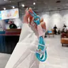 Estilo Minimalista Feito à Mão Corda Trançada Bloqueio de Cores Cordão Chaveiro Capa de Celular Alça de Pulso Portátil DIY Tendência Acessório de Nicho