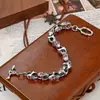 Nova Marca de Moda Caveira Agressiva 925 Prata Punk Personalidade Hip Hop Masculino e Feminino Casal Diablo Pulseira de Moda