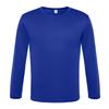 BMY 178# 320G Secado Rápido Cuello Redondo Manga Larga Camiseta de Hombre Básica Popular XYW9282 Secado Rápido Color Sólido Ancho