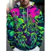 Sudadera con capucha estampada transfronteriza europea y americana, informal moderna de corte holgado, dropshipping independiente de Amazon