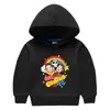 Eu contra você moletom com capuz infantil roupas de inverno meninas veludo infantil manga longa casaco grosso infantil casaco