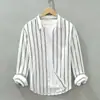 Camisa de manga larga con graffiti de arte estilo japonés, prenda exterior versátil y moderna de corte holgado para hombre, top de alta gama