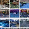 Alfombras para Salas de Billar Completamente Instaladas, Ignífugas y a Prueba de Fuego, Alfombras Acústicas Impresas Personalizadas para Salas de Billar, Cubrimiento Total de Área Grande