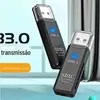 Leitor de cartão USB 3.0 multifuncional para carro dois em um leitor de cartão de alta velocidade 3.0 dois em um para celular TF câmera SD