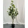 Ornamento de Decoração de Árvore de Camélia Artificial, Planta de Árvore de Camélia, Árvore de Camélia Simulada, Folhagem Artificial de Alta Qualidade