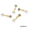 Abanico de Aceite Gotas Arena Dorada de Cobre con Colgante de Cacahuete de Vidrio Pulsera de Hebilla Ping An Hecha a Mano Colgante de Collar