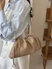 Shuai Mijia 2026 Outono Nova Moda de Alto Valor Bolsa de Ombro Trançada Plissada Bolsa Nuvem Bolsa de Mão da Moda