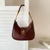 Diseño Coreano de Nicho Bolso de Luna Creciente Retro Versátil Bolso de Hombro a la Moda Textura Bolso de Axila Bolso de Mano