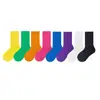 Calcetines de Otoño Chongchong Said para Niños Calcetines de Algodón Transpirables Dopamina para Bebé Calcetines de Media Pierna Estilo Coreano para Niñas Color Caramelo Venta al por Mayor