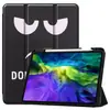 Aplicable a funda protectora para iPad Pro de 11 pulgadas 2020 funda suave para iPad 2020 TPU todo incluido triple pliegue con ranura para lápiz