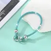 Correa de Teléfono con Pedrería Transfronteriza, Cadena de Cuentas Completamente de Diamante, Colgante de Cadena para Bolsos, Decoración de Bolsos, Correa de Teléfono para Muñeca, Cadena para Teléfono