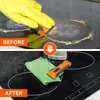 Raspador Removedor Adesivo Retrátil Pá Pequena Ferramenta Multifuncional para Filme de Carro Vidro Limpeza Raspador de Chão Raspador de Papel de Parede