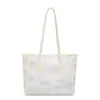 Bolso de hombro de verano 2026 nuevo, elegante y texturizado, gran capacidad, diseño simple, adecuado para ir al trabajo y uso casual